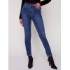 Jeans with Zipper Pocket Detail - Indigo Jeans with Zipper Pocket Detail - Indigo